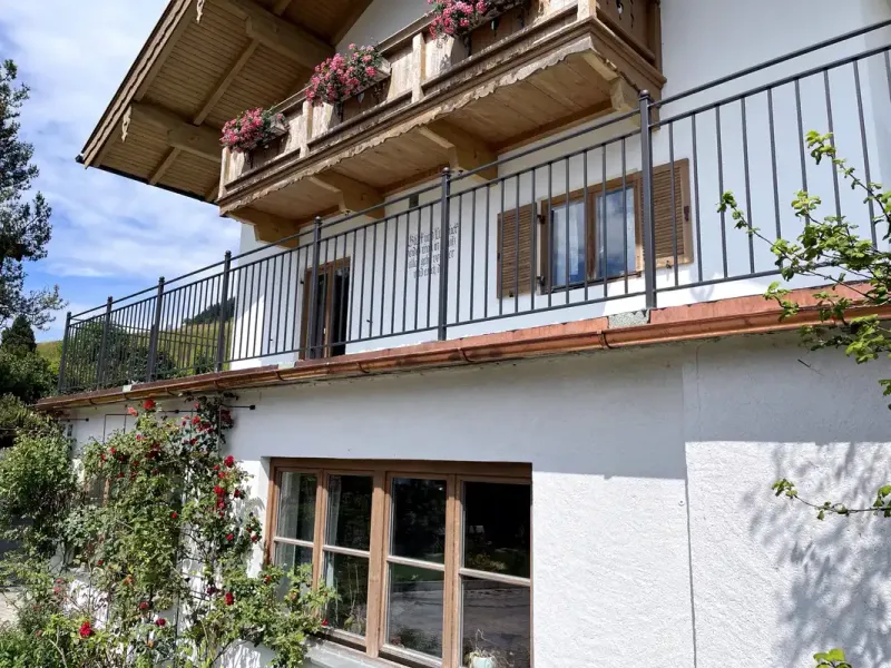 Balkon Metall Geländer schwarz