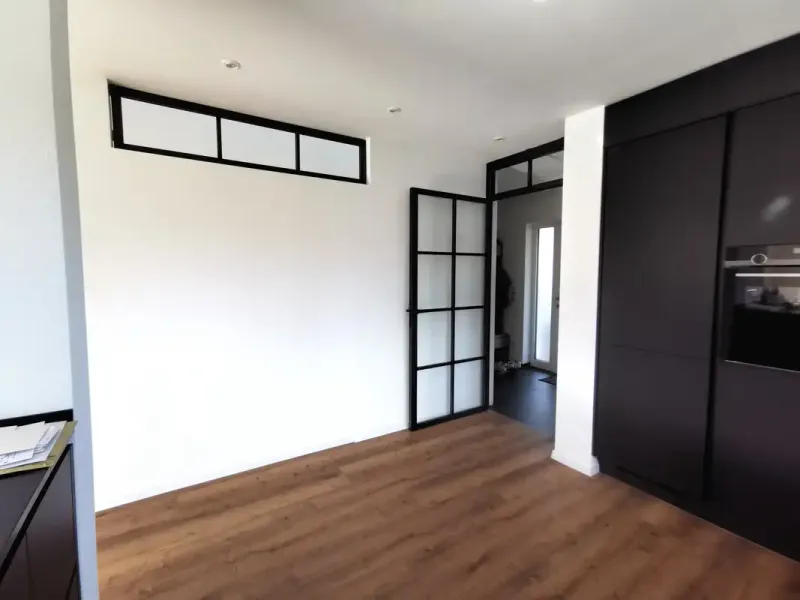 Stahl-Glas-Tür Fenster innen