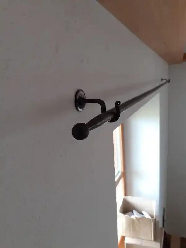 Vorhangstange geschmiedet